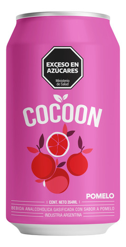 Gaseosa Probiotica Y Prebiotica - Pomelo - Cocoon