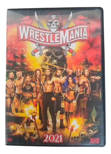 Wrestlemania 37 De El Año 2021 Dvd  Formato Fisico 