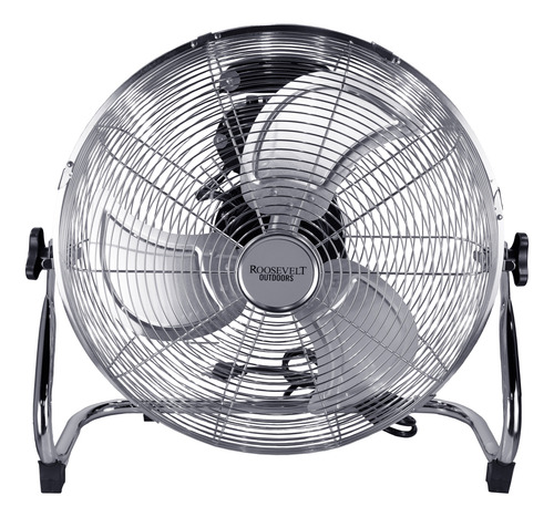 Ventilador De Piso Alta Velocidad 90w 3 Aspas De Metal 40 Cm 127v 60hz 90w Metalico Aluminio Aluminio 3