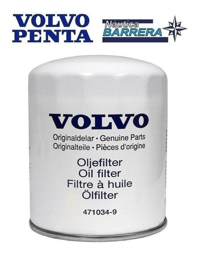 Filtro De Aceite Motor Volvo Marino Aqad 40 Al 41 Original