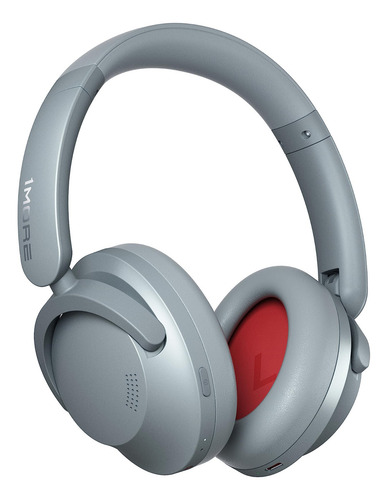 Auriculares Bluet con cancelación activa de ruido Sonoflow de 1more, color plateado