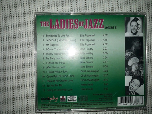 Cd The Ladies Of Jazz - Volume 2 ( 12410 ) (Usado)
