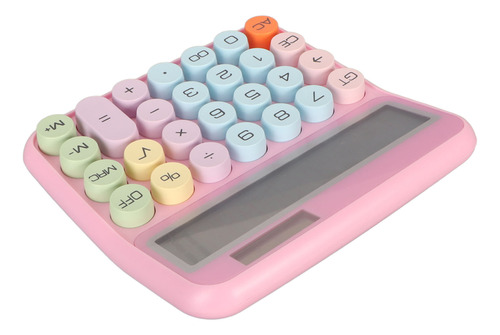 Calculadora, Teclado Mecánico Colorido De 12 Dígitos, Electr