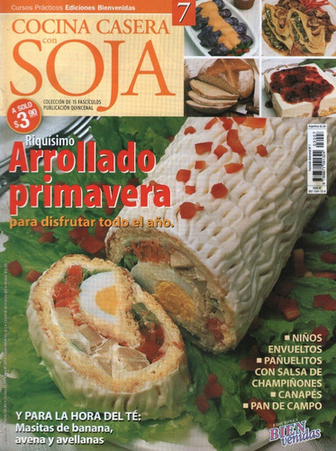 Revistas Cocina Casera Con Soja Pack X3 N°7-8-9