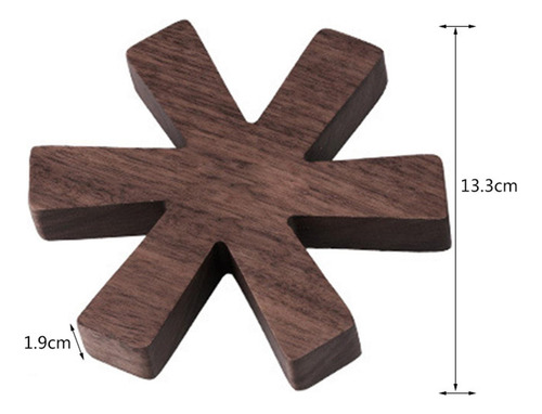 Posavasos De Madera Para Taza De Té, Almohadillas L