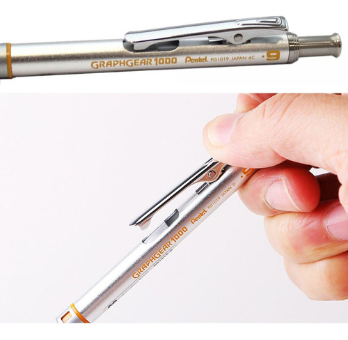 Lapiseira Pentel Graphgear 1000 Técnica Grafite Hb 0.3 Kit