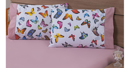 Kit 08 Fronhas Avulsas 80x60cm Percal 100% Algodão 180 Fios