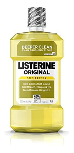 Listerine Original Antiséptico Enjuague Bucal 500