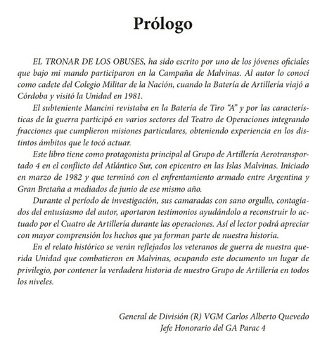 Imagen 3 de 8 de Malvinas: El Tronar De Los Obuses