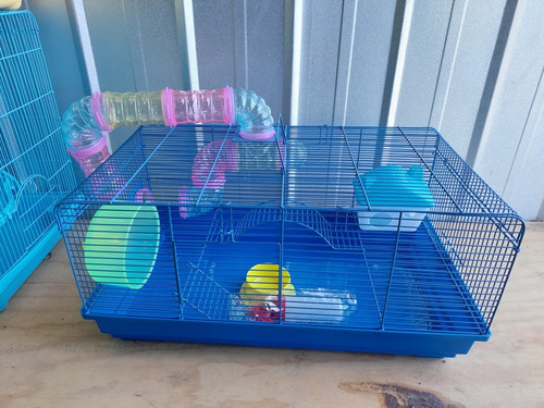 Imagen 1 de 2 de Jaula Para Hamster 1 Piso Con Tubos Envio Gratis