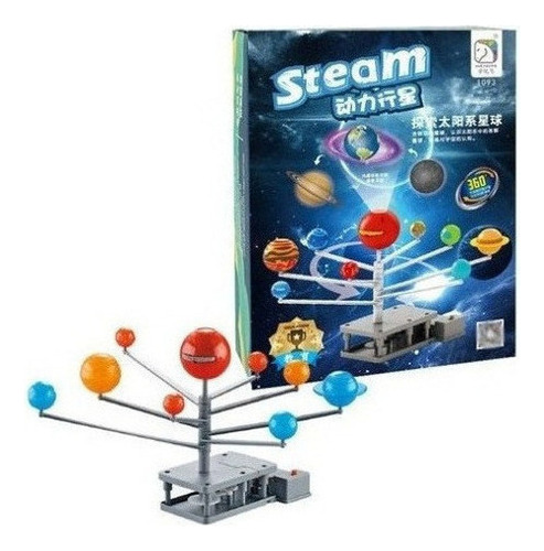 A Kit De Modelo De Sistema Solar Proyector Planetario Diy