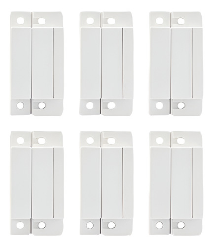 Mbangde Lote De 6 Puerta Magnética Cableada Contacto De Vent