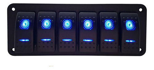 Panel De Interruptores Basculantes Led De 2, 3, 4 Y 6 Bandas