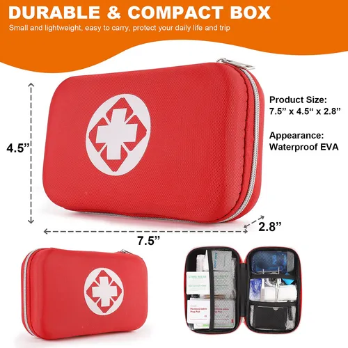 First Aid Kit Tupuqi 300pcs Essential Emergency Trauma Medic