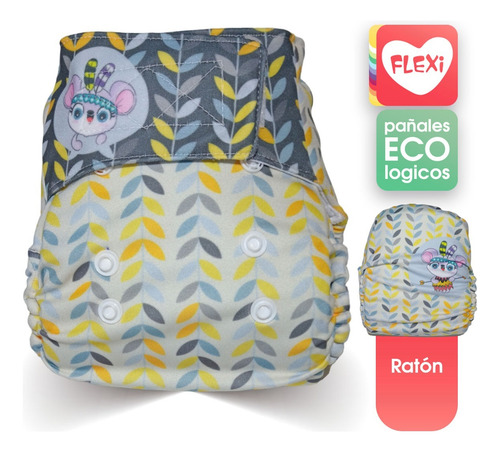 Pañales De Tela Ecologicos Reutilizables + 1 Absorbente Plus