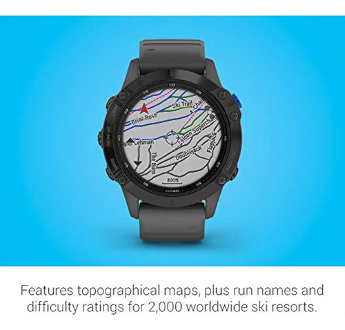 Garmin Fenix 6 Pro Solar, Reloj Gps Multideporte Negro/gris