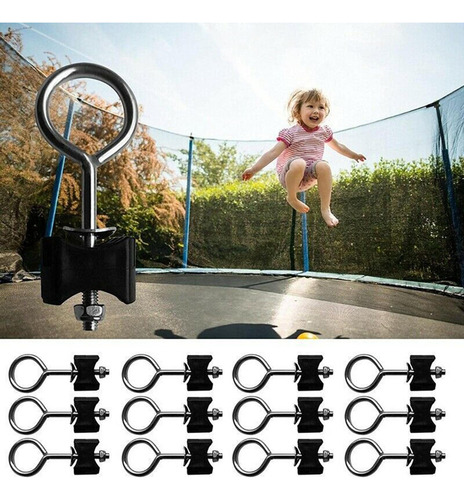 L Juego De Pernos De Acero For Trampolín, 12 Piezas