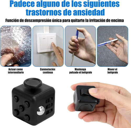 -- Cubo Anti Estrés. Ayuda A Calmar La Ansiedad Y El Estrés.