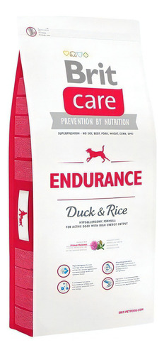 Alimento Brit Brit Care Endurance para perro adulto todos los tamaños sabor pato y arroz en bolsa de 12kg