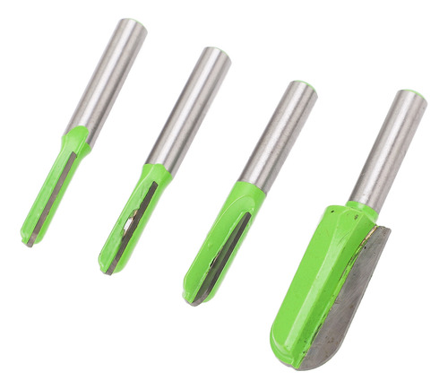 Broca De Fresado Para Carpintería, 4 Piezas, Punta Redonda,