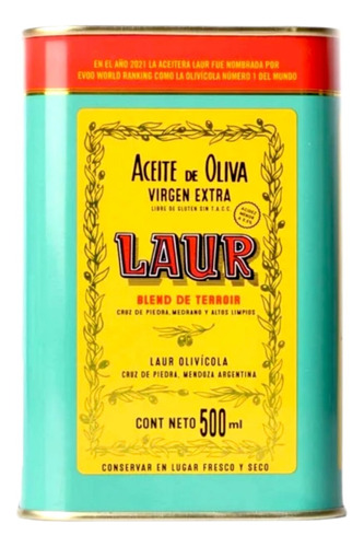 Aceite De Oliva Virgen Extra Blend De Terroir X500ml - Laur