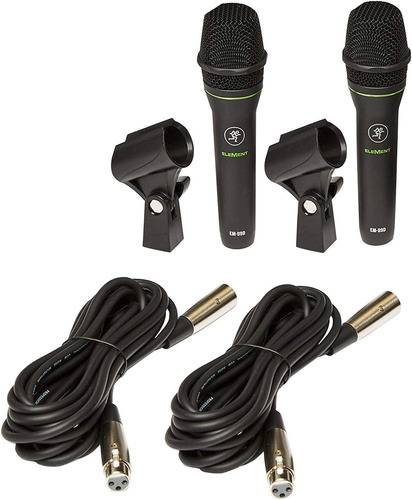 Pack Audio Performer Mackie Mixer Usb 2 Micrófonos Audífonos