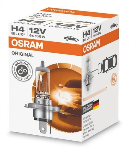 Bombillo Osram H4 Original 64193 60/55w 12v Tienda Altamira