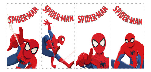 Velador Escritorio Spiderman 220v 17x10cm Negro Blanco