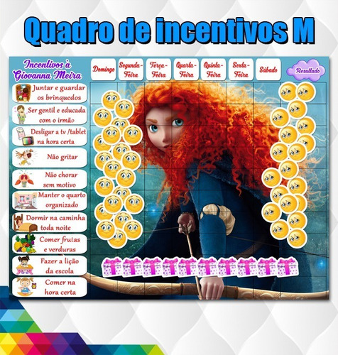 Quadro De Incentivos M - Merida Valente - Super Nanny