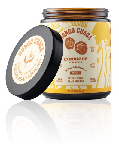 Hongo Adaptógeno Chaga Orgánico 120g Commons