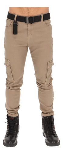 Pantalon Para Hombre De Gabardina Tipo Militar Cargo Tactico