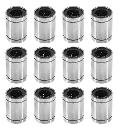 Rodamientos Lineales Lm12uu, 12mm, Doble Sello De Goma, Cnc