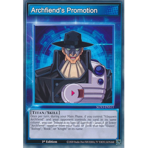 Archfiend's Promotion (sgx3-ens13) Yu-gi-oh!