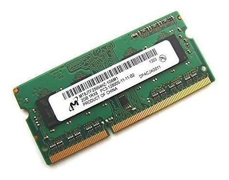 Memoria Ram Ddr3 De 2gb Para Laptop Micron Pc3 12800s 