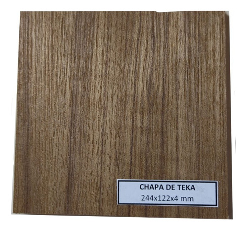 Chapa De Teka 244x122x4 Madenor