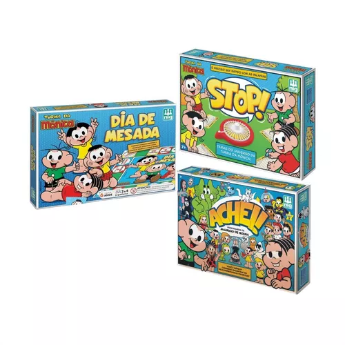 Jogo Stop - Turma da Mônica - Castelarte - Brinquedos Educativos,  Pedagógicos e Terapêuticos