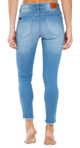 Imagen 1 de 2 de Pantalon Jean Rusty Grafitti Ld Azul Mujer