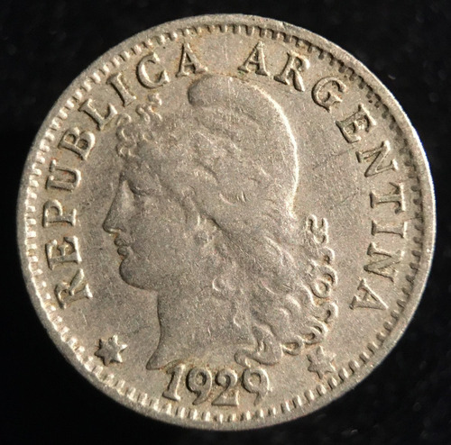 Argentina, 5 Centavos, 1929. #160. Vf