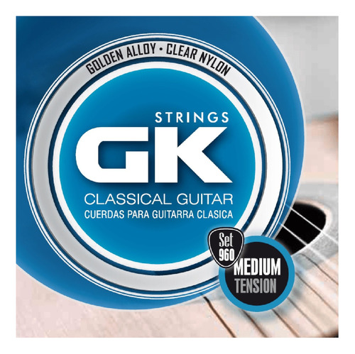 Encordado Guitarra Clasica Crio Gk 960 Medium