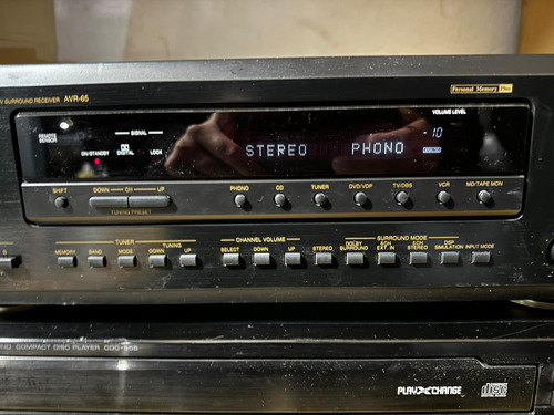 Denon Receiver Avr-65 Stereo Amplificador Entrada Tornamesa (Usado)