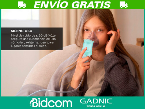 Nebulizador Portátil Gadnic Ultrasónico Adultos Y Niños