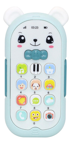 4pcs Teléfono Electrónico De Dibujos Animados Juguete Para