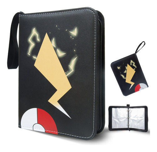 Carpeta De 4 Bolsillos Paratarjetas Pokémon Con Mangas 400