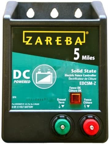 Zareba Edc5m-z Cargador Solar Para Vallas Con Alcance De 5 M