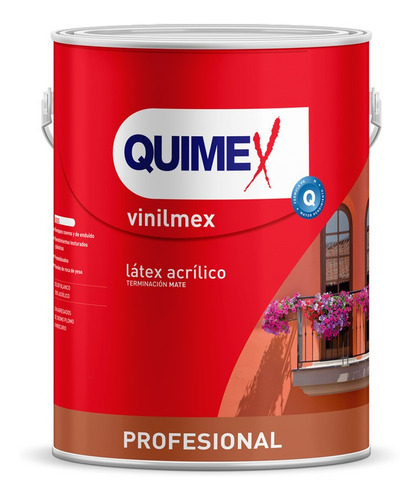 Latex Acrilico Exterior Profesional 4 Litros Quimex
