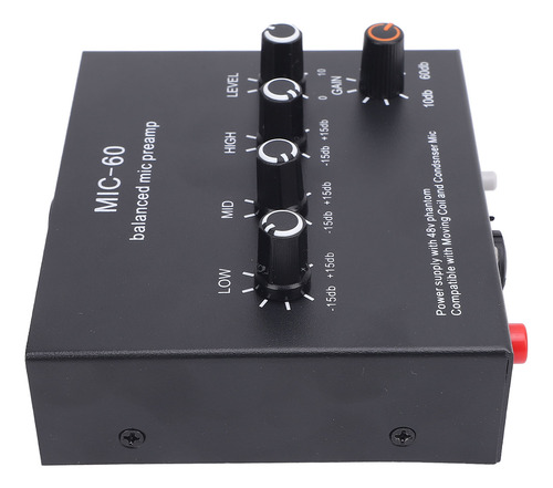 Preamplificador De Micrófono Dinámico Que Mejora La Calidad