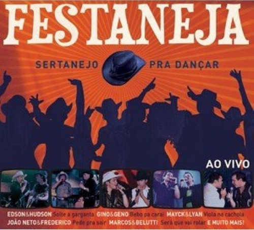 Festaneja Cd Sertanejo Pra Dançar Novo Original Lacrado