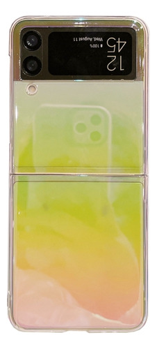 Funda De Teléfono Plegable Colorida Para Samsung Galaxy Z Fl