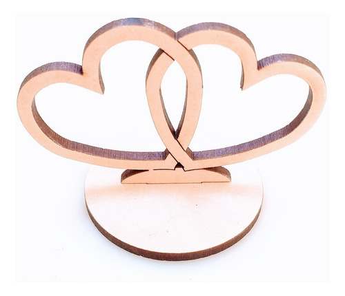Souvenir Corazones Casamiento Mdf / Fibrofacil