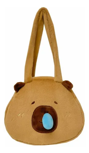 comprar Mochila De Felpa Con Forma De Capibara, Bonita Bolsa De Estudiante Con Dibujos Animados De Animales